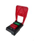 220V 20A Industrial On Off Push Button Switch For Table Saw And Woodworking Machines, Heavy Duty Power Switch With Easy Plug And Play Install, High Precision Mechanism For Reliable Operation And Long Lifespan, red and black push button switch