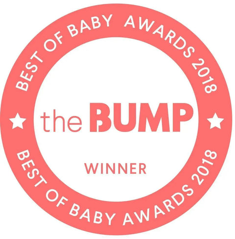 Award badge for Adjustable Baby Swaddle For Newborns That Feels Like The Womb Pediatrician Recommended Safe Sleep Solution Winner