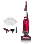Hassle Free Bagged Upright Vacuum With No Touch Auto Dump And Smooth Lift Up Pod For Stairs with vacuum cleaner and bags.