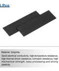 Rectangle Graphite Block Ingot Plates 100x30x2mm High Purity Electrodes For Melting Casting And Electrolysis Heavy Duty Graphite Sheets Pack Of 5