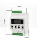 Load Cell Amplifier And Weighing Transmitter With RS485 4-20mA 0-5V 0-10V Outputs, No Fuss Modifiable LED Display, English Interface, Multi Protection Sensor Unit For Precise Weight Readings And Easy Setup, 74x105x39mm