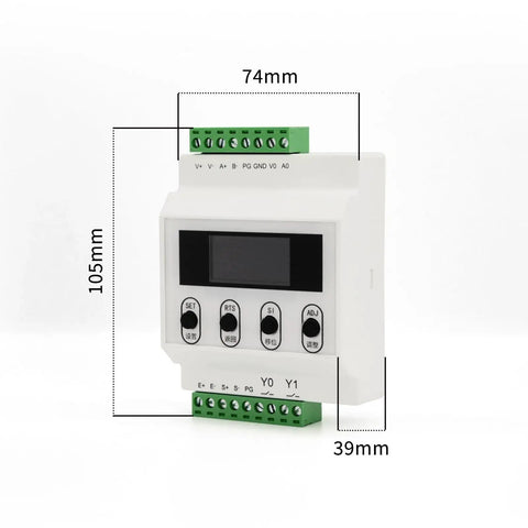 Heavy Duty Load Cell Sensor With Transmitter And Display, 74x105x39mm module with terminal blocks and screen
