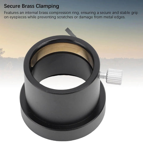 T2 To 1.25 Inch Eyepiece Adapter For 1.25in Telescopes With M42x0.75mm Thread Brass Internal Compression Fits Focuser Diagonal