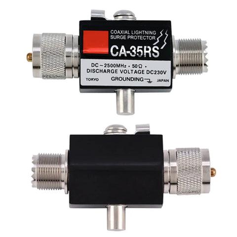 UHF Coaxial Lightning Arrester With Male To Female Connector Surge Protector For Coax Systems 0 To 2500 MHz CA 35RS