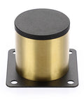 Heavy Duty Gold Stainless Steel Furniture Legs With Mounting Screws For Table Desk And Cabinet showing a cylindrical gold support post.