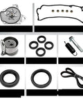 Timing Belt Water Pump Kit With Valve Cover Gasket Compatible With Honda Civic 1.7L D17A1 Years 2001 2005 Complete Engine Repair Set