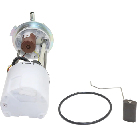 Direct Fit Fuel Pump For Chevy Silverado 1500 And GMC Sierra 1500 2007 To 2008 With 2 Electrical Connectors And 3 Tube Ports Includes Fuel Sending Unit And Pressure Sensor Electric Pump With Module JC320334 showing main pump unit, seal, and float
