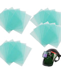 20 Pcs Welding Protective Lens Replacement Lenses For Outer Helmet Clear Covers 4.5 By 5.25 Inch 0.04 Inch
