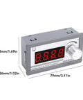 10K Digital Display Programmable Potentiometer With 4 Digit 0.4 Inch Display for Speed Controller Inverter