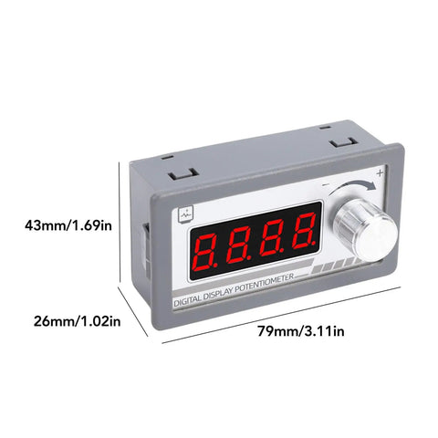10K Digital Display Programmable Potentiometer With 4 Digit 0.4 Inch Display for Speed Controller Inverter