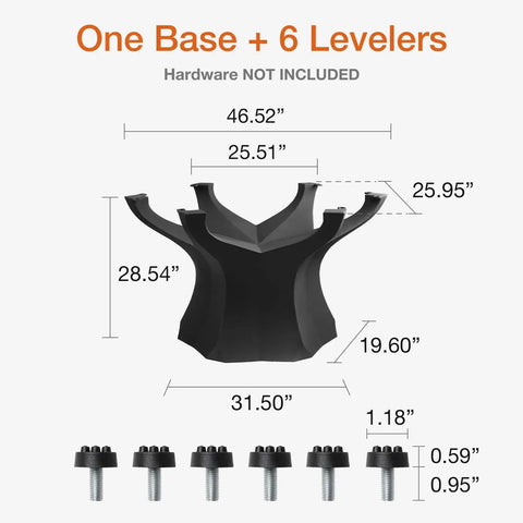Handcrafted Black Steel Table Base Featuring Branch Style Design For Dining Desks And Workspaces Rust Resistant Adjustable Mid Century Modern Furniture with dimensions 46.52x25.51x28.54 inches.