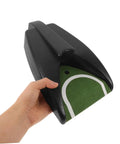 Automatic Golf Putting Cup Return System Easy To Use Putting Trainer For Practice shown held in hand, focused on device details