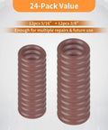 24 Pack FKM Fuel Line O Ring Kit For Quick Connect Fittings 5/16 Inch And 3/8 Inch with stacked O-rings