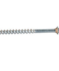 Impact Driver Bit Set Premier Mag Boost Magnetic Bits For High Torque All Fastening Jobs shown driving a long screw into wood.