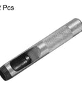 Leather Round Hole Punch 12mm 2 Pack Carbon Steel Hollow Punch Cutter, close-up view showing textured grip and sharp edge