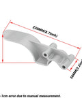 Easy Off Aluminum Tarp Stop Upright Kit With Clevis Pins For Truckin Hauling, 6 Tarp Stops And 12 Pins, Heavy Duty Aluminum Tarp Clamps To Secure Waterproof Cloth, Quick Install For Safer Load Protection. Aluminum tarp stop, 220mm x 65mm x 56mm
