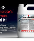 Deep Penetrating Concrete Sealer For Basement Floors And Foundation Walls Keeps Your Slab Bone Dry With A Rock Solid Noncoating Bond 5 Gallon Tank, showing packaging.