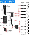 Smart Under Cabinet Lighting That Plays Nice With Alexa And Google Home App Or Remote Control Recessed Or Surface Mount Puck Lights For Kitchen Or Display Case 12V 2W Per Puck Dimmable 3000K To 6000K 10 Pack wiring diagram