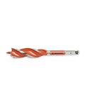 Solid Auger Drill Bit For Woodworking Seven Point Five Inch By One Inch With One Quarter Inch Quick Release High Speed Steel