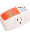 Heavy Duty Voltage Surge Protector For Home Appliances And Air Conditioners With A Durable Polycarbonate Body And Us Plug to protect against voltage spikes.