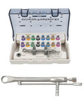 Colorful All In One Universal Implant Torque Wrench Kit With Ratchet, Pro Grade 10 To 70 Ncm Includes 16 Screwdrivers Beefy Stainless Steel Prosthetic Repair Tool Set For Dental Implants And General Maintenance