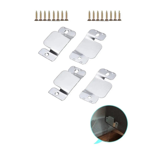 Rock Solid Sofa Sectional Connectors 40 Piece Set Interlock Brackets For Couches And Recliners Heavy Duty furniture hardware and screws.