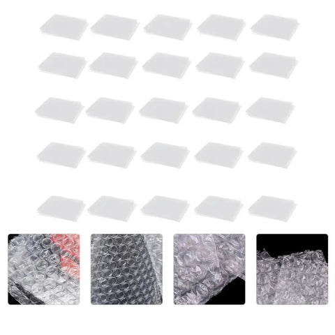 200 Pack 10x15 Cm Double Sided Bubble Padded Mailer Envelopes Shockproof Waterproof Shipping Supplies display and bubble texture shots