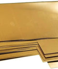 Assorted Brass Sheet Shim Set for Hobbyists and Model Builders, 24 Piece Kit of Easy Bend Brass Spacers, Includes 0.001 0.002 0.003 Inch Sheets