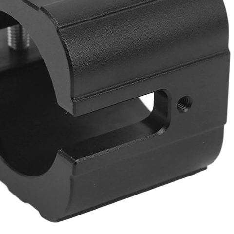 Close-up of Folding Clamp For Electric Scooter Lock Attachment With Alloy Build, Rugged Stabilizer visible on black metal surface