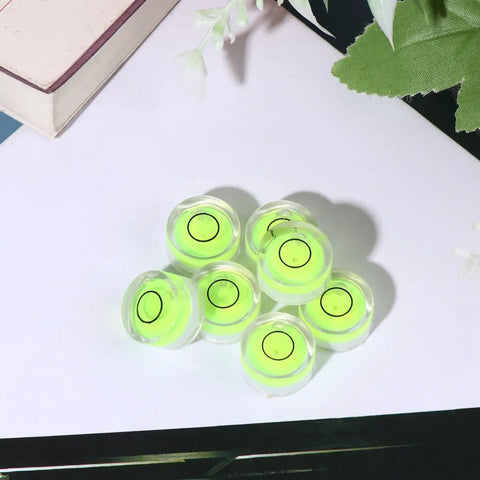 7 circular bubble levels from 10 Pack Circular Bubble Spirit Levels Acrylic Round Bubble Level Set For Calibration And Quick Leveling High Precision And DIY Friendly Easy To Use Measuring Tool For Cross Stitch Frames And Murals DIY Projects And Hobbies on table