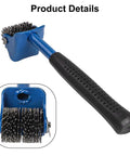 Top Shelf Seven One Half Inch Grinding Wheel Dresser With No Sweat Straight Handle Bench Grinder Correction Tool To Restore Worn Abrasive Wheels For Killer Shop Floor Performance In Blue, featuring a steel spur tip and ergonomic rubber handle.