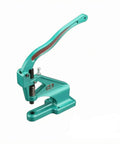 Top Notch Manual Arbor Press Machine With Heavy Duty Cast Iron Base And Industrial Steel Hardware Smooth Spring Return Rivet Tool for precise leather pressing.