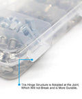 Close-up of clear organizer case for All In One Aluminum Extrusion Hardware Kit With 200Pcs M5 T Slot Nuts Bolts And Screws for 20x20 2020 2040