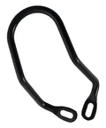 Rear Derailleur Protector For Mountain And Road Bikes, Bombproof Steel Chain Guard And Hanger Shield, 150 mm length, top view