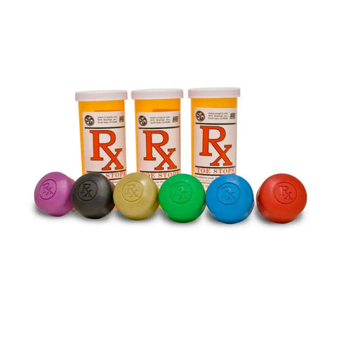 Toe Stop RX Pink Replacement Stop For Roller Derby And Skating Five Eighth Inch Stem Two Inch Overall Length in various colors