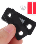 Ultra Thin Magnetic Cabinet Door Catches Black Stainless Steel 12 Pack Strong Hold For Cabinets Closets Drawers And Lids