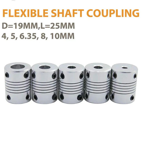 Flexible Aluminum Shaft Couplers For Stepper Motors 8Mm To 10Mm Bore DIY Friendly For CNC And 3D Printer Encoder Joint Set Of 4