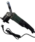 High Performance Electric Plate Beveling Machine For Steel Chamfering And Edge Finishing 1.8kw Portable Curved Cutting Tool side view with cable.