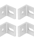 Right Angle Corner Brackets 90 Degree Aluminum L Shaped Braces Built Beefy For Quick Connection And Rock Solid Stability Fits 2020 3030 4040 Extrusion Profiles Pre Drilled Mounting Holes For Easy Install