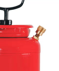 Top view of Heavy Duty 3.5-Gallon Tri-Poxy Water Tank Sprayer with brass hose fitting and 4-inch wide mouth for easy filling.