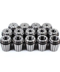Super Duper 29Pcs ER40 Industrial Precision Spring Collet Set For CNC Milling Lathe Tool showing various steel collets.
