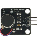 Two Pack PWM Vibration Motor Switch Module 5V DC For Arduino Mega 2560 R3 DIY Kit With 9000 RPM Minimum Silent Vibe Indicator Dual Vibration Motors Easy Connect For Prototyping And Microcontroller Projects black PCB with IN VCC GND pins