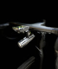 All In One Aero Handlebar Out Front Bike Mount For Cycling Computers And GoPro With Built In Light Attachment on bike