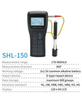 Sl 150 Digital Leeb Hardness Tester Meter And Heavy Duty Durometer Gauge For Steel And Metal Alloys with LCD display.