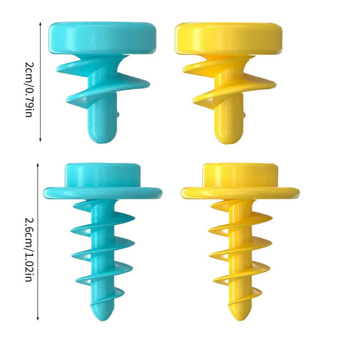 Game Changer Pack Of 200 Educational Construction Screws Set For Kids And Teens Building Kit assorted blue and yellow screws