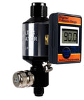 Pro Grade Digital Air Regulator With Water Separator And Moisture Trap Inline Dryer for air compressors showing pressure gauge