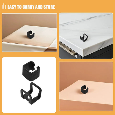 Horizontal Jack Oil Pump Clip Set 20 Pack Heavy Duty Strengthened Steel Floor Jack Spare Part Easy Install Compatible With Two Ton And Two And A Half Ton Hydraulic Lifts For Repair And Industrial Use black steel clip on tabletop