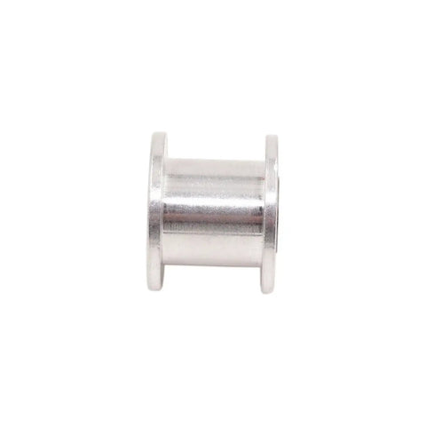 Top Tier Aluminum GT2 Idler Pulley With Slick Toothless Design And 8mm Bore For Snappy 10mm Timing Belts Rock Solid Pick For Epic 3D Printers And Cnc Machines Includes Five Quality Parts - side view of aluminum idler pulley.