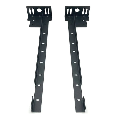 Rock Solid Adjustable Bed Frame Extension Brackets With Bolt On Footboard Attachment Kit For Headboard Only Queen King Full And Twin Beds No Sweat Setup Rugged Build steel brackets with holes for easy attachment