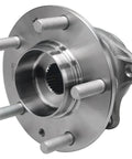 Front view of AWD Rear Wheel Bearing Hubs Kit For 2007-2012 Mazda CX-7 With 2 Rear Hubs And 2 Sway Bar End Links - Complete 4 Piece Replacement Suspension Kit For Improved Handling And Quiet Ride
